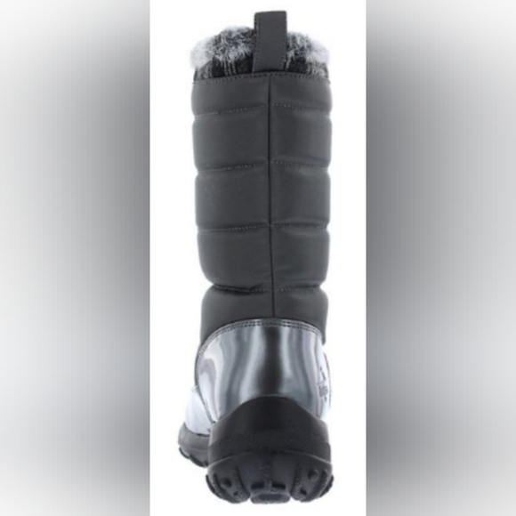 totes Lexi Women's Waterproof Snow Boots Pewter Size 7 - Picture 4 of 14